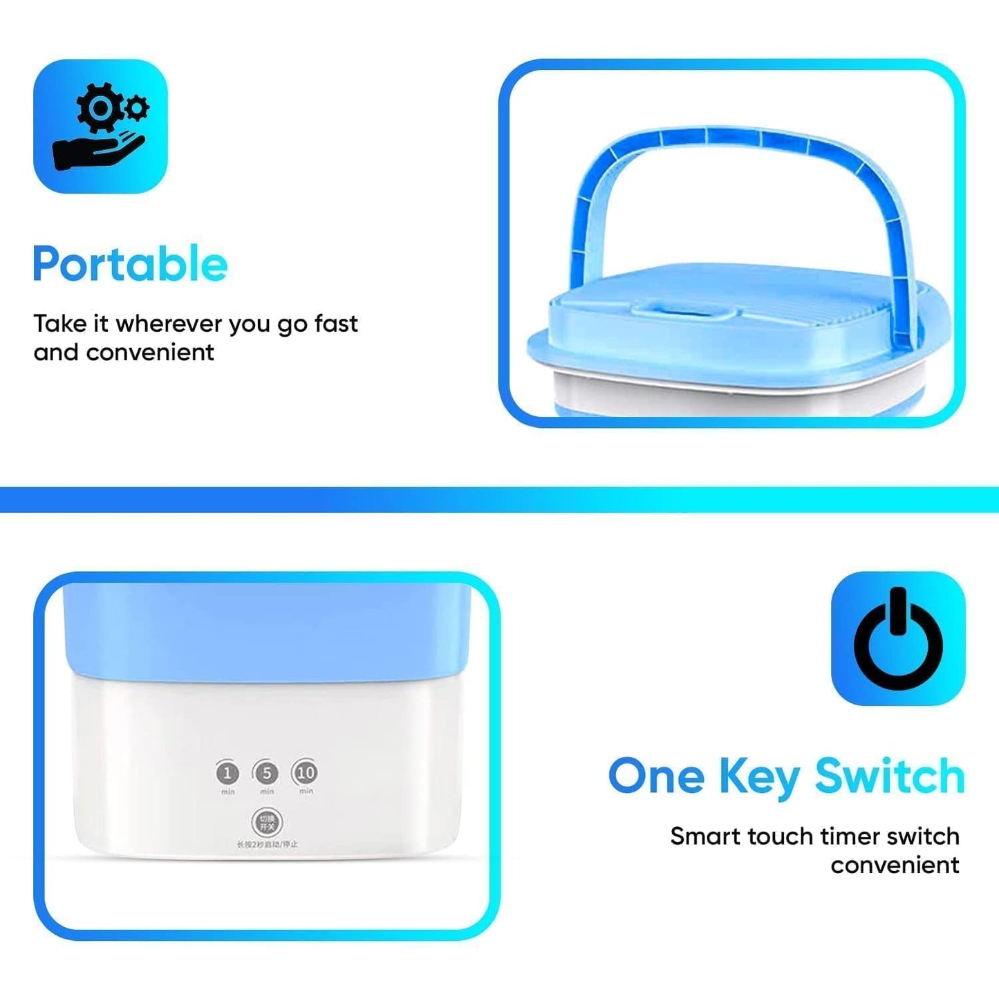 10 L Portable Washing Machine 60 Watt