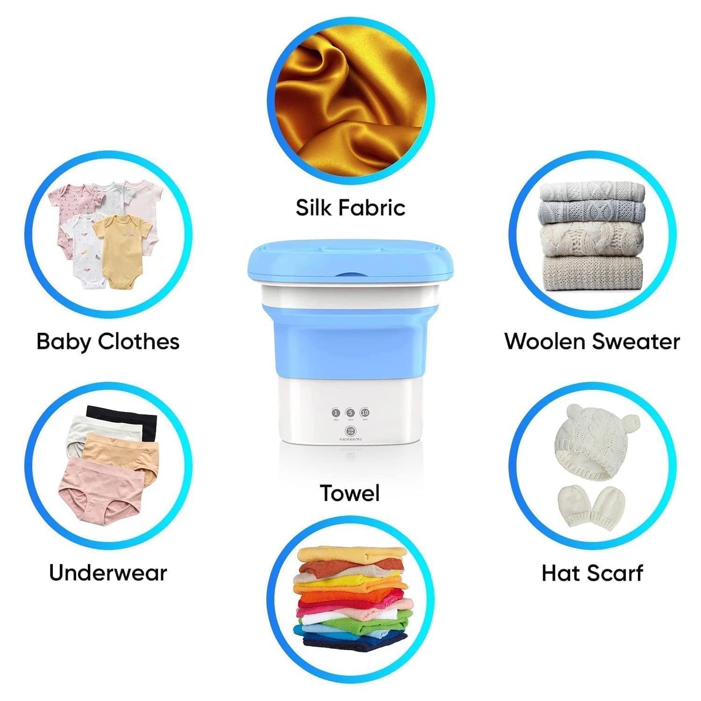 10 L Portable Washing Machine 60 Watt